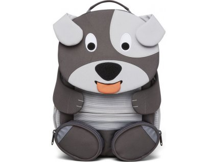 Dětský batoh do školky Affenzahn Large Friend Dog- grey