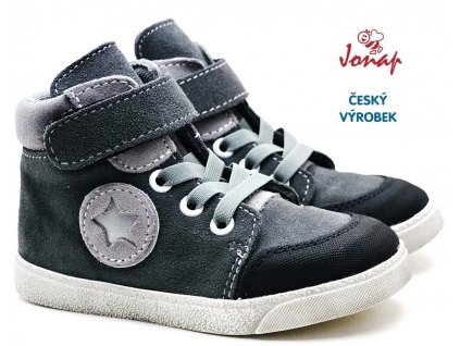 Dětské boty JONAP 050 s šedá