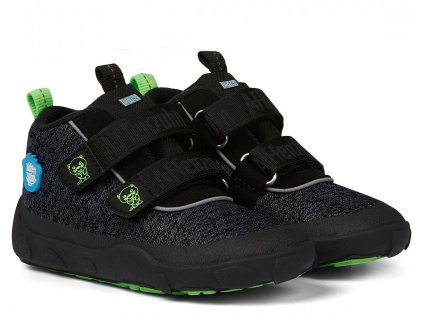 Dětské barefoot boty Affenzahn Happy Smile Knit Lowboot-Panther