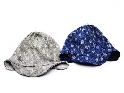 Čepice na uši s kšiltem RDX 0473 Puntík lurex