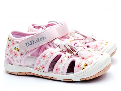 Dívčí sandále DDstep G065-394 sv. růžová