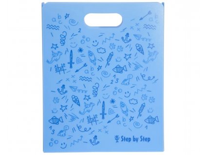 Desky na sešity Step by Step, modré