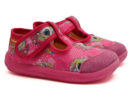 Dívčí bačkory MILAMI 226-2 cute růžový jednorožec
