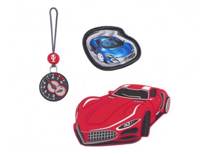 Doplňková sada obrázků MAGIC MAGS Car Race Mike k aktovkám GRADE, SPACE, CLOUD, 2v1 a KID