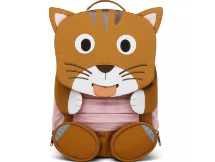 Affenzahn Dětský batoh do školky Large Friend Cat- brown