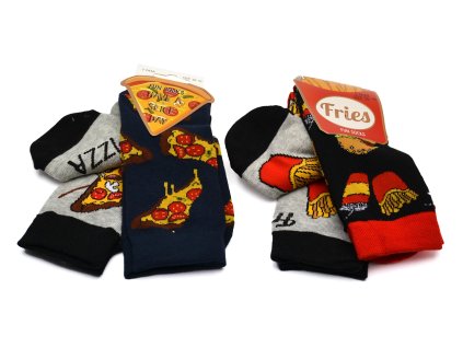 FUN ponožky SOCKSWEAR PIZZA HRANOLKY