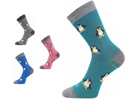 Teplé merino ponožky VOXX Penguinik (do cca -5 °C)