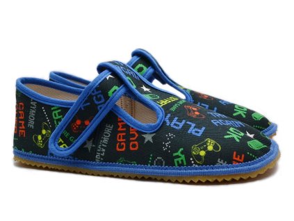 Barefoot bačkory BEDA BF 060010/W/OP Play