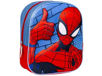 3D BATOH SPIDERMAN Cer 4343 modro - červený