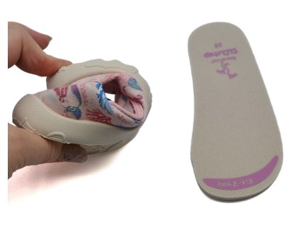 Barefoot plátěnky / bačkory DDstep C086-51499A mořská panna