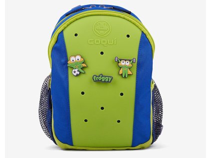 Dětský batoh COQUI BAGSY 2206 lime royal + 5 amuletů