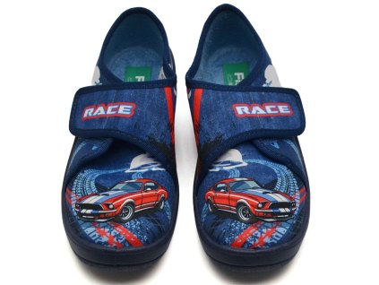 Chlapecké bačkory FISCHER 651630 červené auto