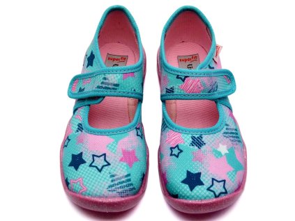 Dívčí bačkory SUPERFIT 1-006272-7530 hvězdy
