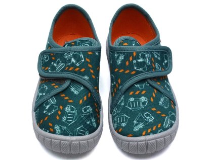 Chlapecké přezůvky SUPERFIT 1-000279-7050 stavební auta