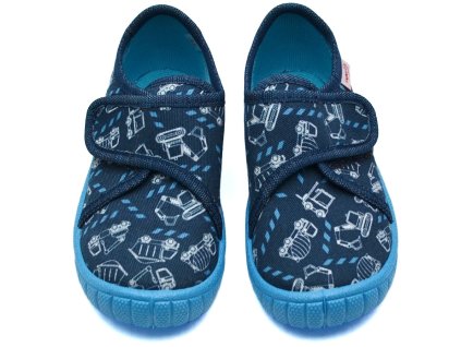 Chlapecké přezůvky SUPERFIT 1-000279-8090 stavební auta