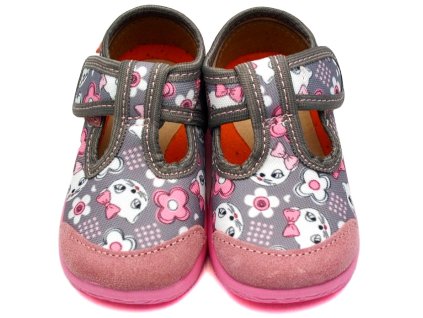 Dívčí bačkory MILAMI 226-ZAA61-04A kočky