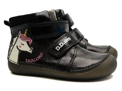 Dívčí barefoot boty DDstep A063-52815B jednorožec