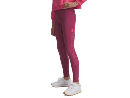Dívčí legíny Under Armour UA Motion Branded Legging-RED 6006028-659
