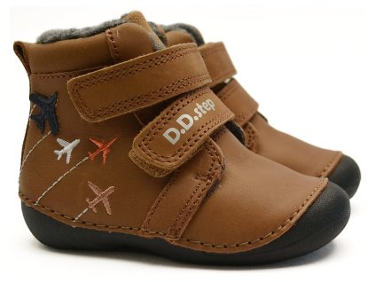 Zimní boty DDstep W015-52347B hnědé