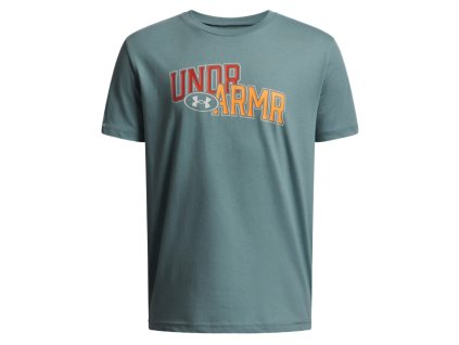 Chlapecké tričko Under Armour UA OVERLAY WM SS-GRN 6005069-323