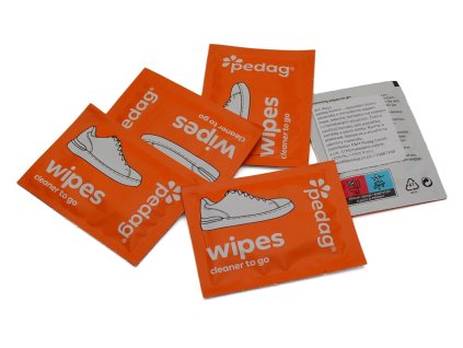 PEDAG Wipes: Čisticí ubrousky na boty