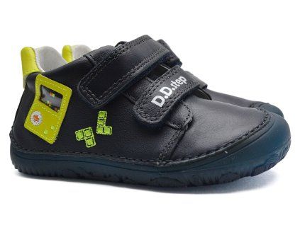 Dětské barefoot boty DDStep S073-61373 tetris