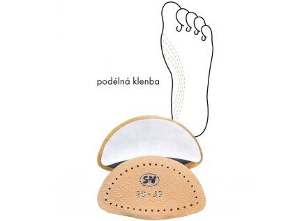 Podpora klenby podélné dětské Svorto