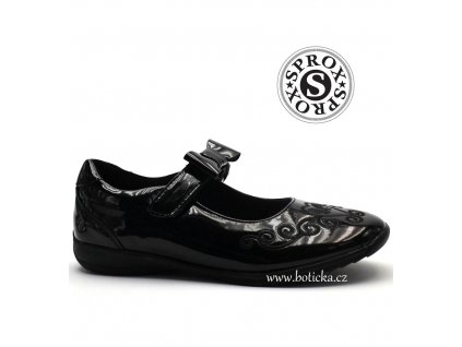 SPROX obuv 371051 lakované černé