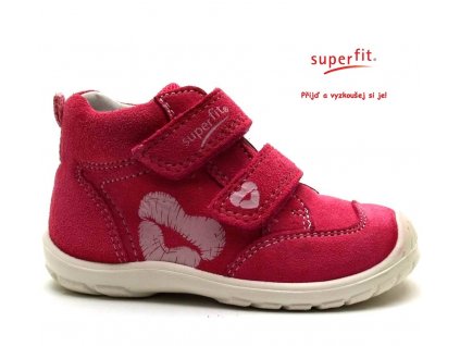 SUPERFIT 2-00344-64 pink kombi Dětské boty