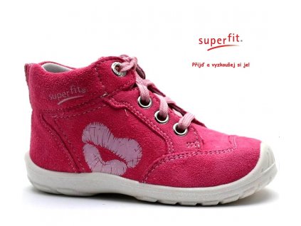 SUPERFIT 2-00343-64 pink kombi Dětské boty
