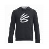 Chlapecká mikina Under Armour Curry Boys Splash Hoodie-BLK 1380333 001