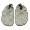 Hopi Hop BAREFOOT kožené capáčky děrované sv. šedé