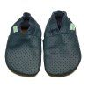 Hopi Hop BAREFOOT kožené capáčky děrované šedo modré