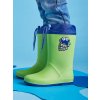 Holínky RAINY COLLAR FROG GREEN