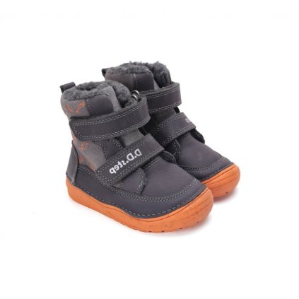 Chlapčenské zimné čižmy D.D.STEP - Sivá (Veľkosť 31)