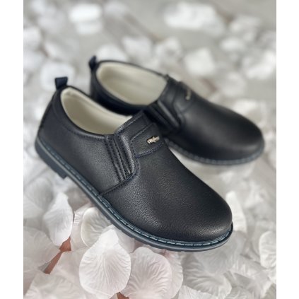 Chlapčenské elegantné poltopánky - Modrá (Veľkosť 32)