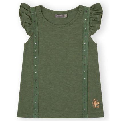 Dievčenský letný top pacific - Khaki (Veľkosť 110)