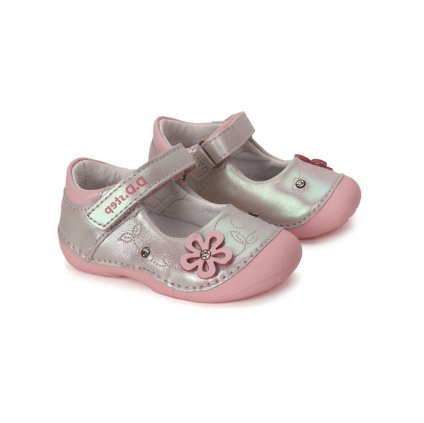 D.D.STEP celokožené baleríny - Sivá (Veľkosť 20)