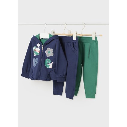 3 dielna tepláková súprava - Mnohofarebné (Veľkosť 74)