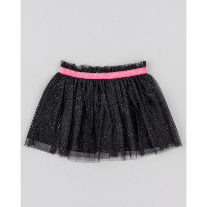 Dievčenská tylová sukňa - Čierna (Veľkosť 104)