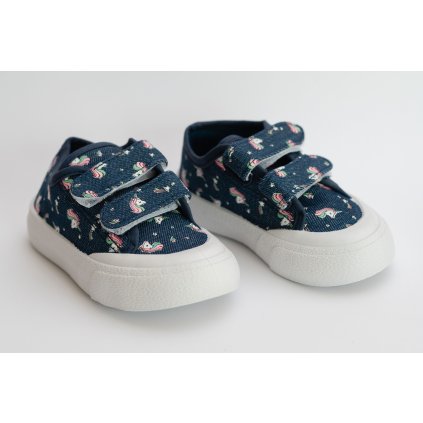 Dievčenské plátenky - Modrá (Veľkosť 30)