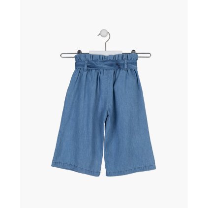 Dievčenské ľahké rifľové nohavice - Modrá (Veľkosť 104)