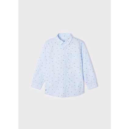 MAYORAL chlapčenská košeľa - Modrá (Veľkosť 98)