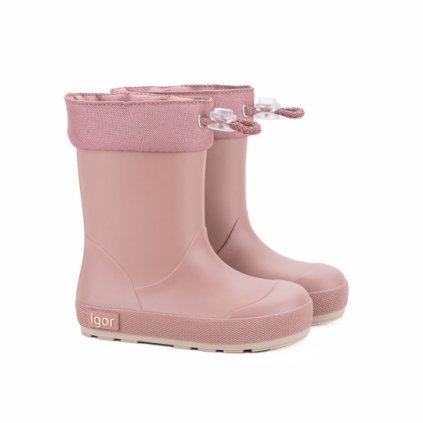 Detské barefoot gumáky IGOR (Veľkosť 29, Farba Ružová)