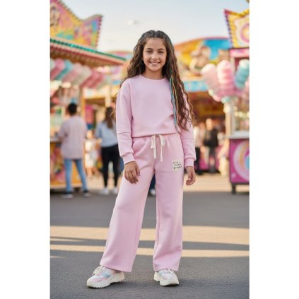 2 dílná dívčí tepláková souprava MM 843