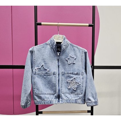 Dívčí riflová bunda MM 202 BLUE