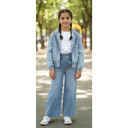 Dívčí riflová bunda MM 203 BLUE