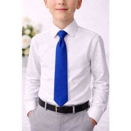 Modrá chlapecká kravata