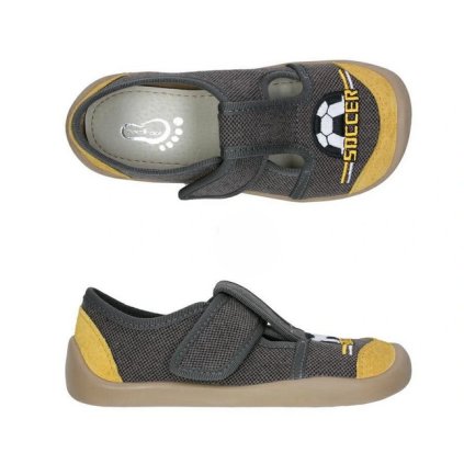 Chlapčenské barefoot papučky - Hnedá (Veľkosť 31)