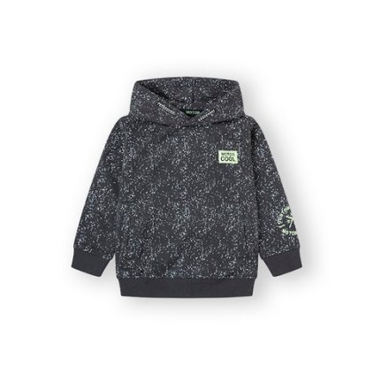 Chlapčenská mikina s kapucňou - Čierna (Veľkosť 158)